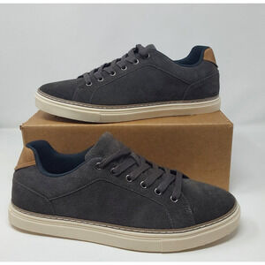 The Commons Men’s Gray Suede Casual Sneakers Lace Up Shoes Size 10 EUR 43
